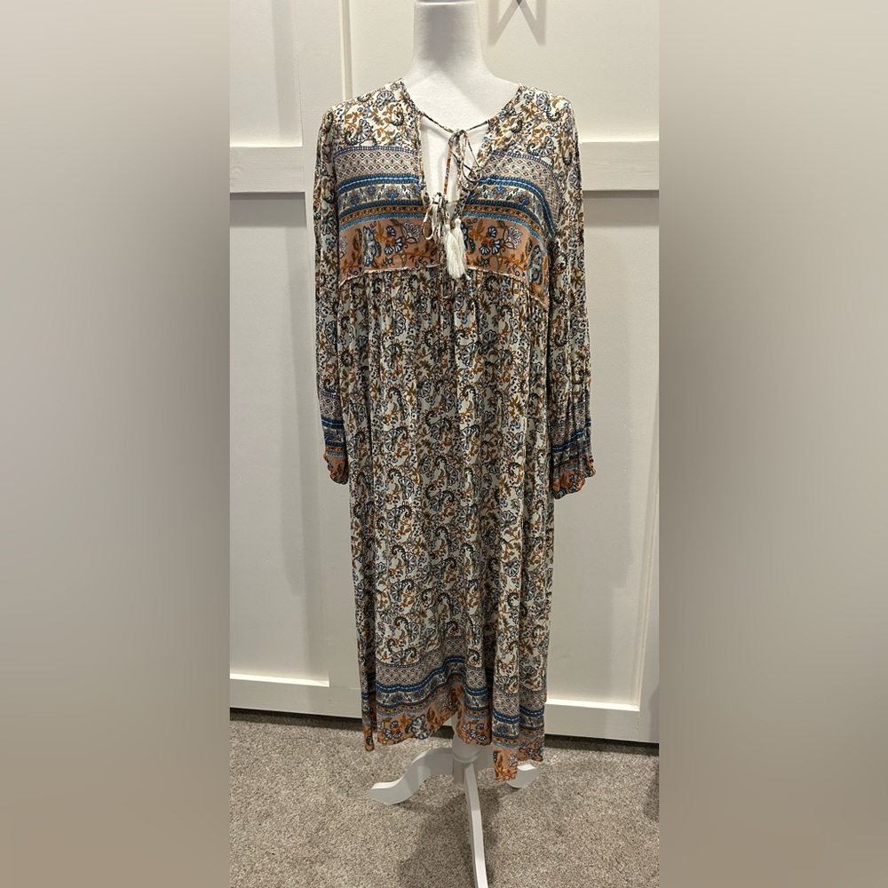 Floral Bohemian Midi Dress